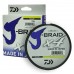 Daiwa J-Braid x4 жёлтый, 135 м