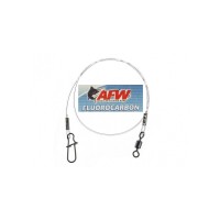 Поводок флюорокарбоновый AFW Hi-Sea Fluorocarbon Leader, L-23см, 0.45мм