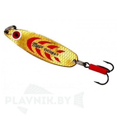 Блесна Mepps Syclops Gold/Red 2 (17г)