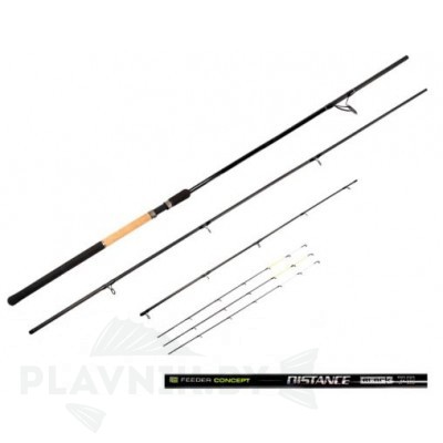 Удилище фидерное Feeder Concept Distance Black 80, 3.9 м тест 30-80 г