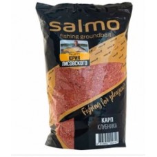 Прикормка Salmo Карп Клубника рецепт Юрия Лисовского, 1кг