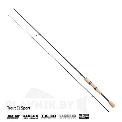 Cпиннинг Akara Trout E L Sport UL 1.98 м 0,5-4,5 г