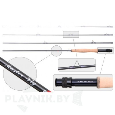 Удилище нахлыстовое Surf Master Master Fly 8 class 2,92 м