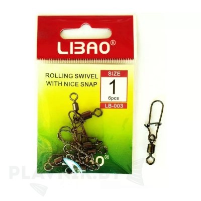 Вертлюжок с застёжкой LB-003 № 4-10