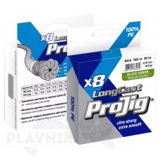 Плетёный шнур ProJig X8 Long Cast 100 м, зелёный