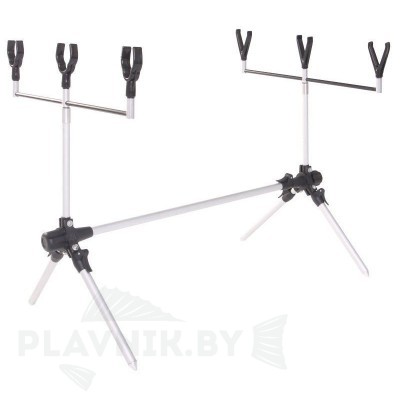 Подставка алюминиевая для удилищ Salmo ROD-POD Al 3U+3Y, облегченная