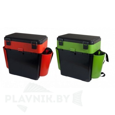 Ящик рыболовный для зимней рыбалки Тонар Helios c карманами (19л)